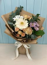 Букет цветов из:  Герберы и Хризантемы в Бронницах