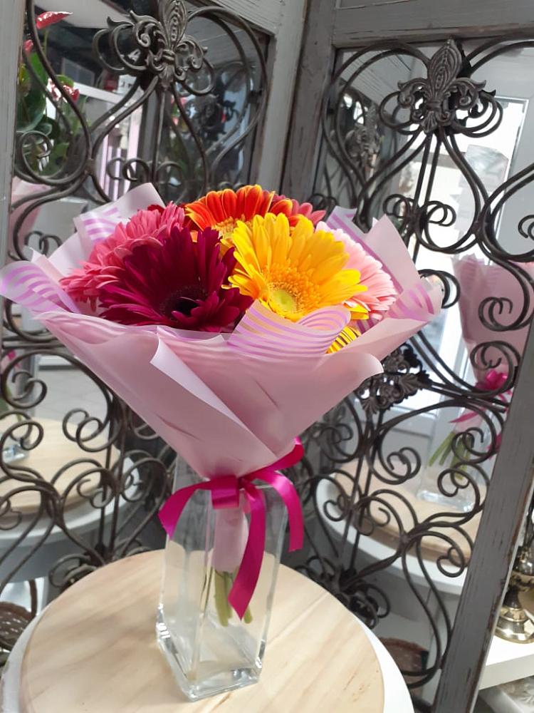 Букет цветов из: Герберы в Бронницах