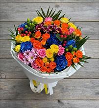 Букет цветов из:  Розы и Хризантемы #REPLACE_PRED# Бронницах